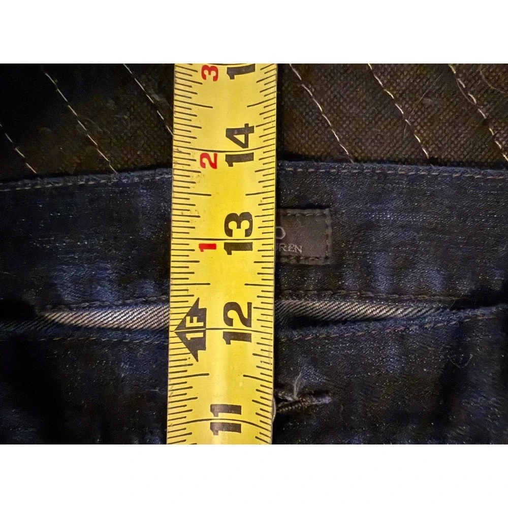 Polo Ralph Lauren Hampton Relaxed Straight Jeans Mens 36x32 Dark Indigo Blue